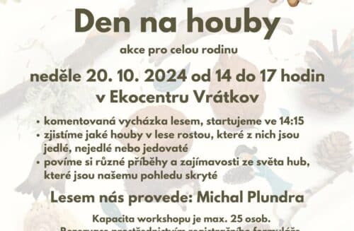 Komentovaná vycházka Den na houby