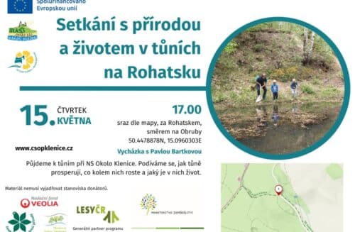 Setkání s přírodou a životem v tůních na Rohatsku